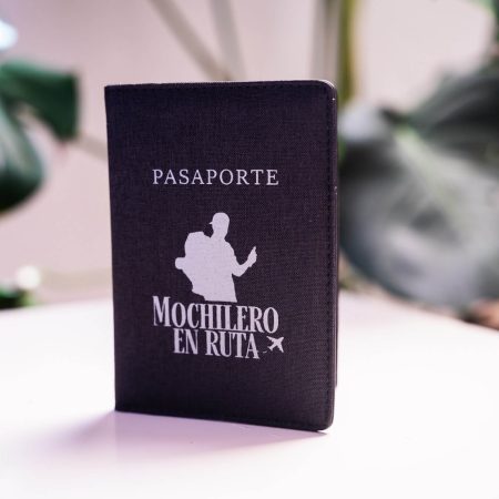 Funda para pasaporte Mochilero en Rta
